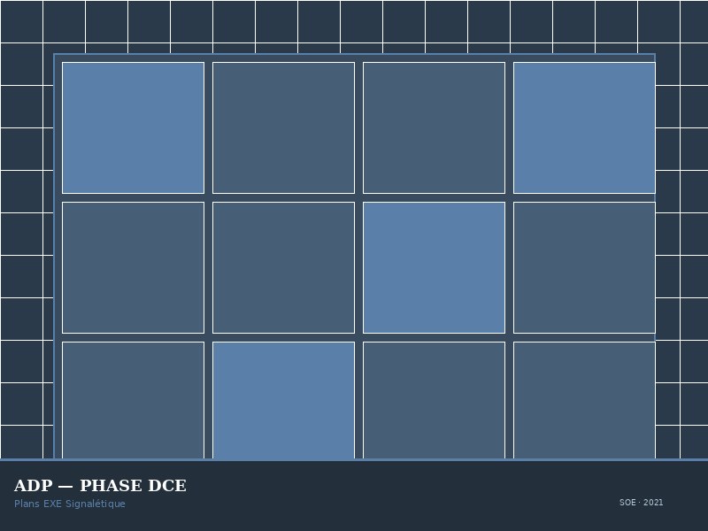 Plans EXE Signalétique — Phase DCE